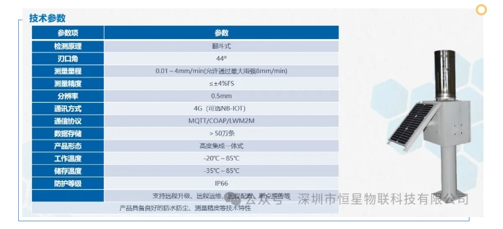 无线翻斗式雨量计